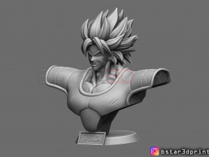 broly bust - from broly movie 2019 Modello di stampa 3D