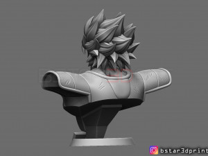 broly bust - from broly movie 2019 Modello di stampa 3D