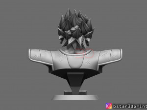 broly bust - from broly movie 2019 Modello di stampa 3D