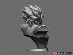 broly bust - from broly movie 2019 Modello di stampa 3D