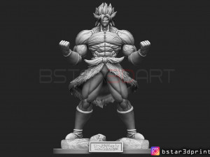 broly version 01 from broly movie 2019 3D Print Model