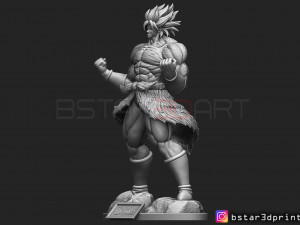 broly version 01 from broly movie 2019 3Dプリントモデル