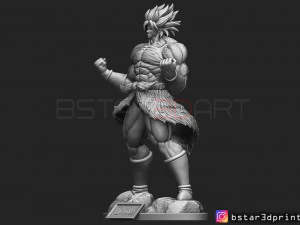 broly version 01 from broly movie 2019 3D Print Model