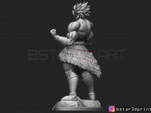broly version 01 from broly movie 2019 3Dプリントモデル