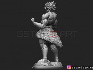 broly version 01 from broly movie 2019 3D Print Model
