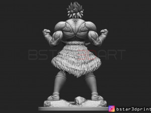 broly version 01 from broly movie 2019 3Dプリントモデル
