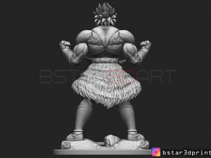 broly version 01 from broly movie 2019 3D Print Model