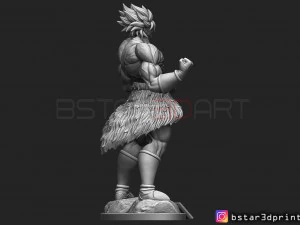 broly version 01 from broly movie 2019 3D Print Model