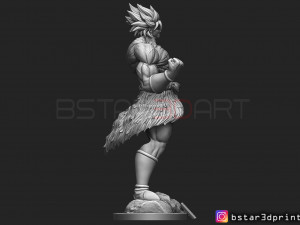 broly version 01 from broly movie 2019 3Dプリントモデル