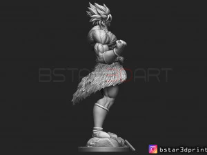 broly version 01 from broly movie 2019 3D Print Model
