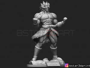 broly version 01 from broly movie 2019 3D Print Model