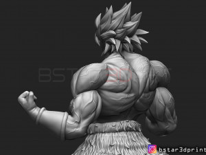 broly version 01 from broly movie 2019 3Dプリントモデル