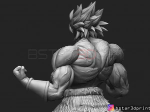 broly version 01 from broly movie 2019 3D Print Model