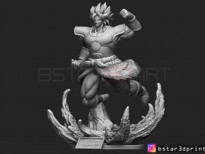 broly version 02 from broly movie 2019 3D Print Model