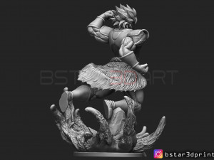 broly version 02 from broly movie 2019 Modèles 3D en vedette