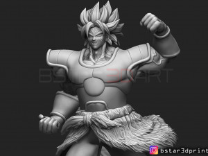 broly version 02 from broly movie 2019 Modèles 3D en vedette