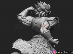 broly version 02 from broly movie 2019 Modèles 3D en vedette