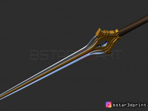 fire emblem awakening falchion sword - for cosplay Modèles 3D en vedette