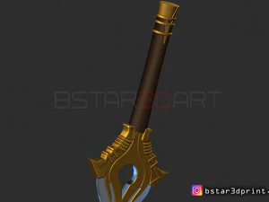 fire emblem awakening falchion sword - for cosplay 3D Print Model