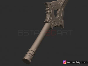 fire emblem awakening falchion sword - for cosplay 3D Print Model