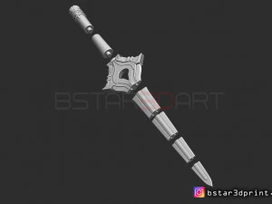 fire emblem awakening falchion sword - for cosplay 3D Print Model