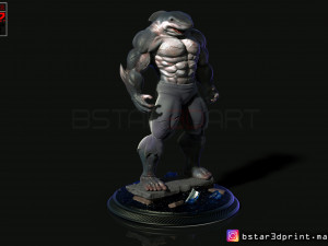 the shark man 3d print 3D Print Model