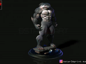 the shark man 3d print 3D Print Model