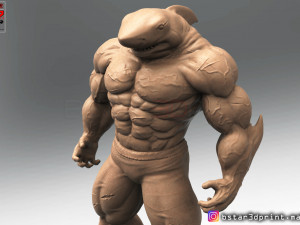 the shark man 3d print 3D Print Model