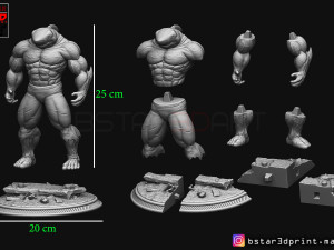the shark man 3d print 3D Print Model