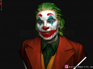 joker bust -from joker movie 2019 3D Print Model