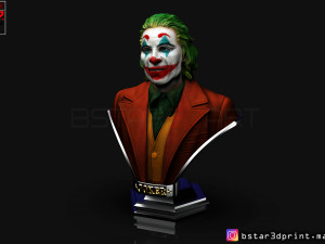 joker bust -from joker movie 2019 3Dプリントモデル