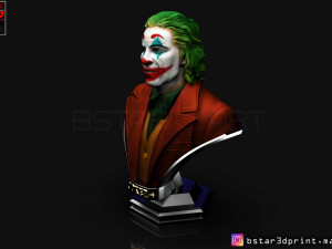joker bust -from joker movie 2019 3Dプリントモデル