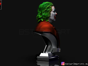 joker bust -from joker movie 2019 3D Print Model