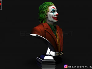 joker bust -from joker movie 2019 3D Print Model