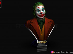 joker bust -from joker movie 2019 3Dプリントモデル