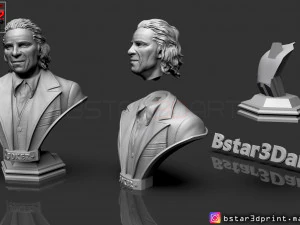 joker bust -from joker movie 2019 3D Print Model