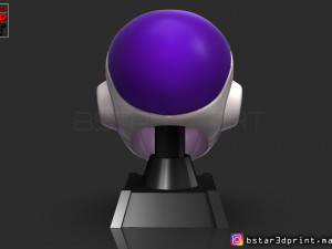 frieza head - frieza mask - dragon ball cosplay-decor Modello di stampa 3D