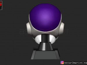 frieza head - frieza mask - dragon ball cosplay-decor Modello di stampa 3D