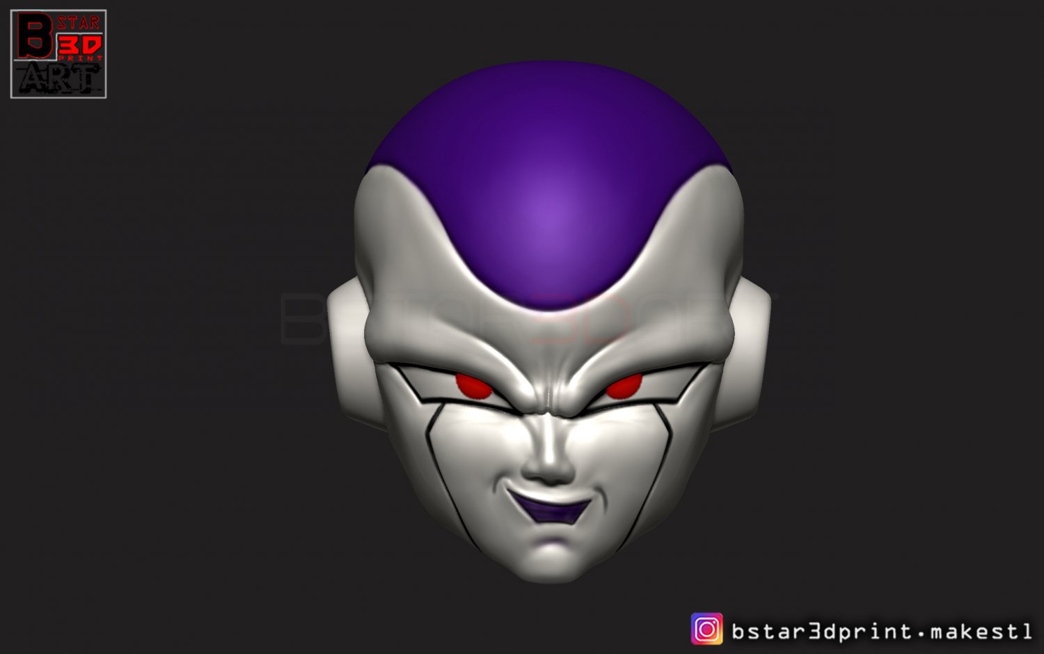 frieza head - frieza mask - dragon ball cosplay-decor 3D Принт Модель in  Игрушки 3DExport