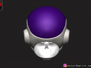 frieza head - frieza mask - dragon ball cosplay-decor Modello di stampa 3D