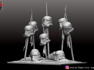 storm trooper 2019 - the first scene from star war - the mandalorian 2019 3D Baskı Modeli