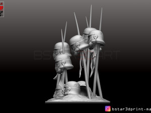 storm trooper 2019 - the first scene from star war - the mandalorian 2019 3D Baskı Modeli