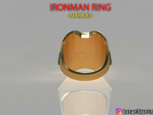 iron man ring - iron man jewelry - mark 85 - infinity war 3d print model 3D Print Model