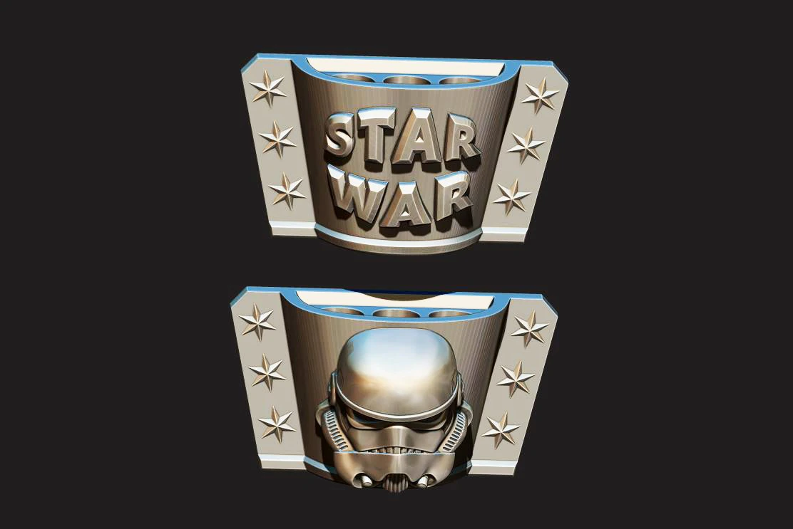 pencil holder - storm trooper - star wars 3d print model 3D Print Model .c4d .max .obj .3ds .fbx .stl .blend 
