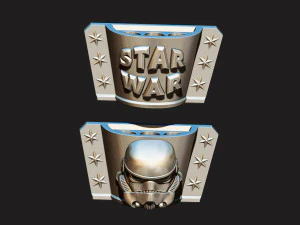 पेंसिल होल्डर - स्टॉर्म ट्रूपर - स्टार वार्स 3डी प्रिंट मॉडल 3D प्रिंट मॉडल