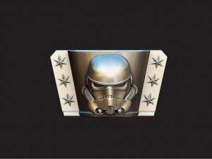 pencil holder - storm trooper - star wars 3d print model 3D Print Model