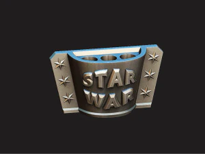 pencil holder - storm trooper - star wars 3d print model 3D Print Model