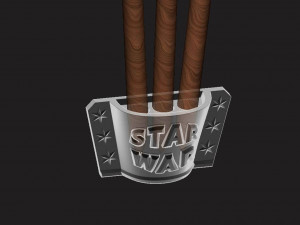 pencil holder - storm trooper - star wars 3d print model 3D Print Model