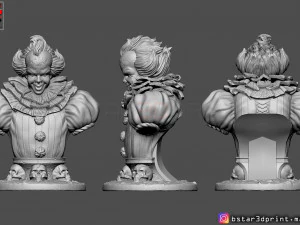 it bust high quality - chapter two - halloween 3d print model 3D Print Model