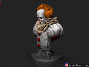 it bust high quality - chapter two - halloween 3d print model 3D 프린트 모델